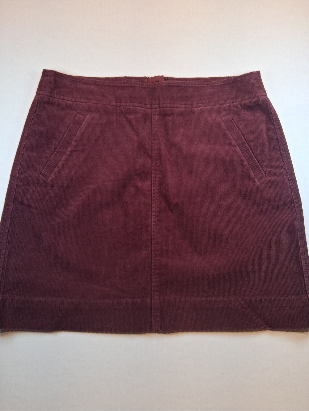 Loft Ann Taylor Corduroy Mini Skirt Size 6 (Bin2)